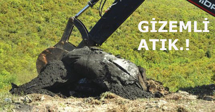 Dilovasında gizemli atık