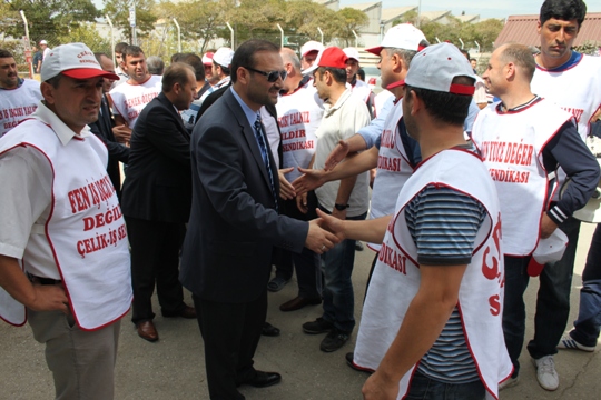 Saadet	en FENİŞ işçisine destek