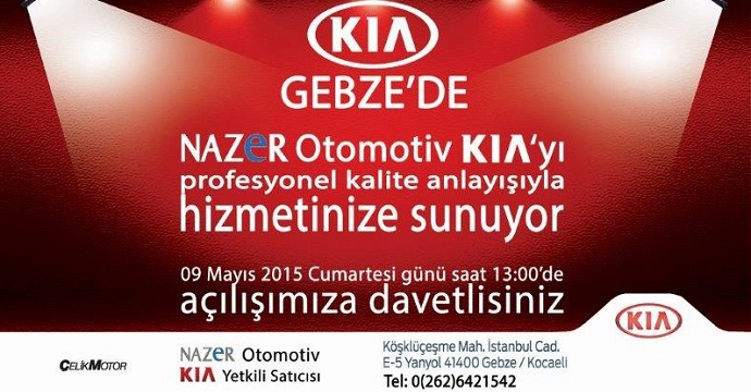KIA Gebze açılıyor