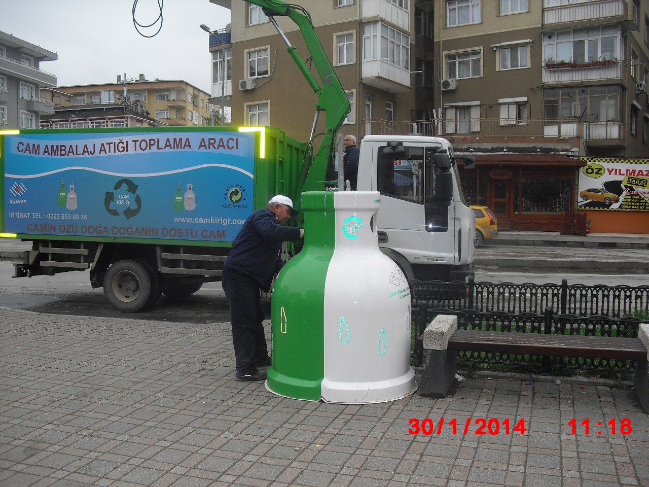 60 ton cam şişe ekonomiye kazandırıldı
