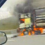 Kuzey Marmara Otoyolu’nda tır yangını!