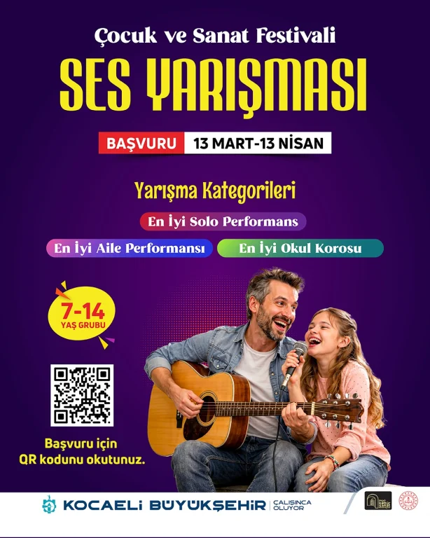 Kocaeli’de 23 Nisan coşkusu: Geleceğin müzisyenleri sahnede