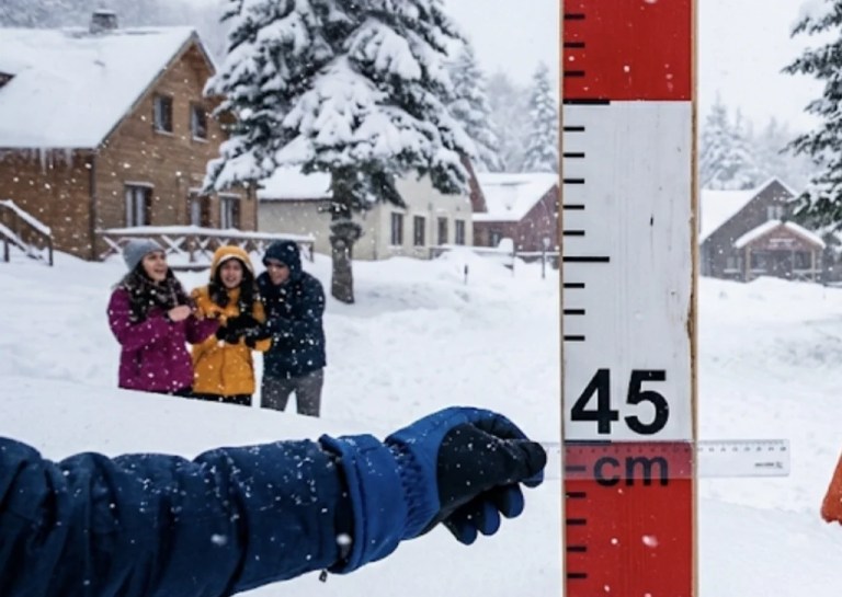 Kuzu Yayla’da kar kalınlığı yarım metreye yaklaştı!