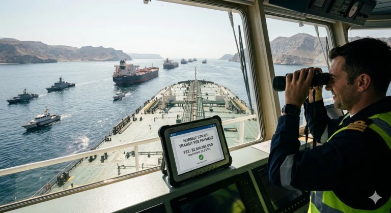 Hürmüz Boğazı gemi trafiğine açıldı: Geçiş ücreti 2 milyon dolar!