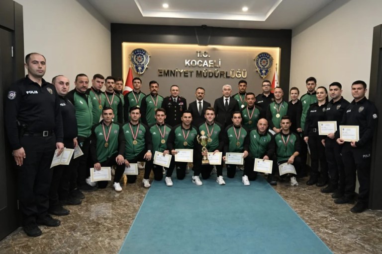 Kocaeli polisinden spor müsabakalarında büyük başarı!