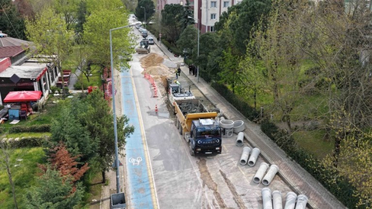 Yahya Kaptan’a 940 Metrelik Yeni Yağmur Suyu Hattı