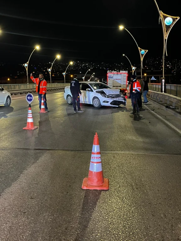 Kocaeli’de kazaya ilk müdahale Büyükşehir’den!