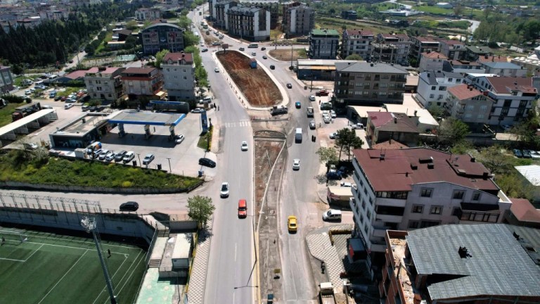 Darıca’da kavşak düzenlemesi tamamlanıyor