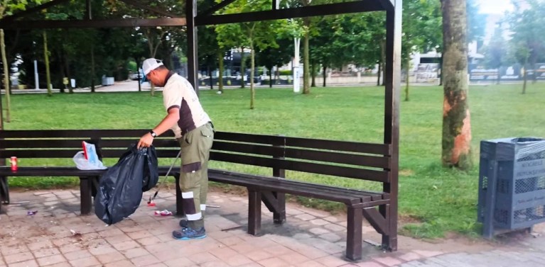 Başiskele sahili Büyükşehir ile pırıl pırıl