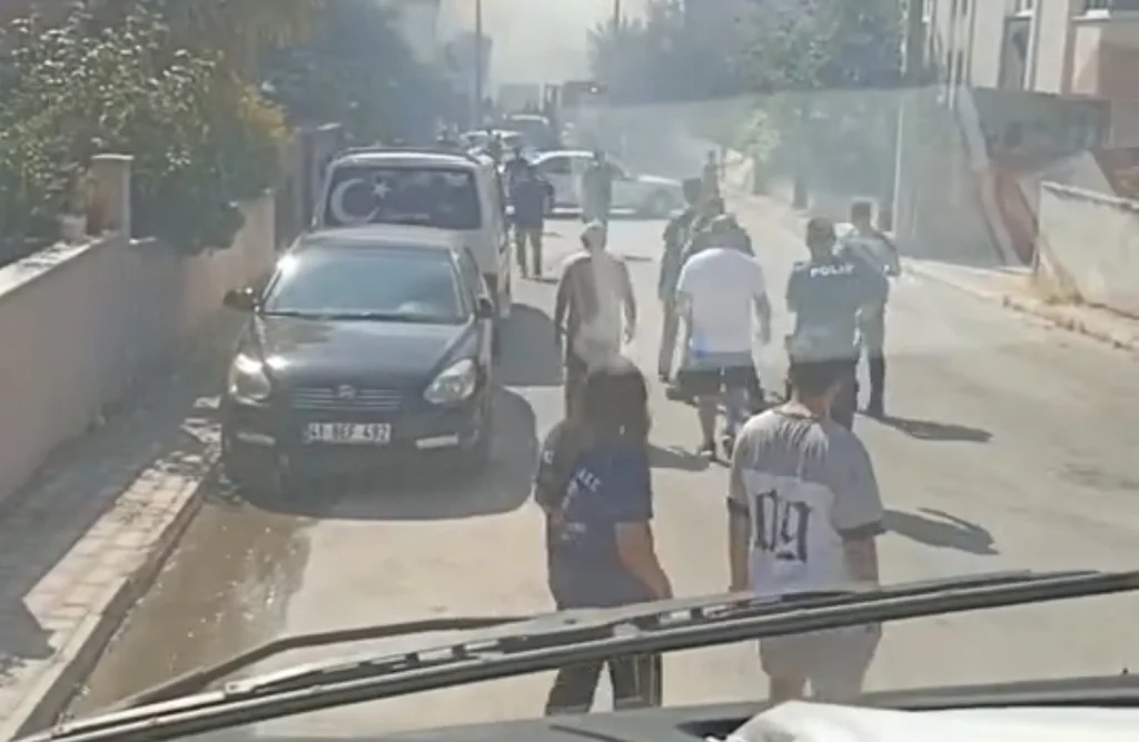 Körfez’de otluk alanda yangın çıktı!