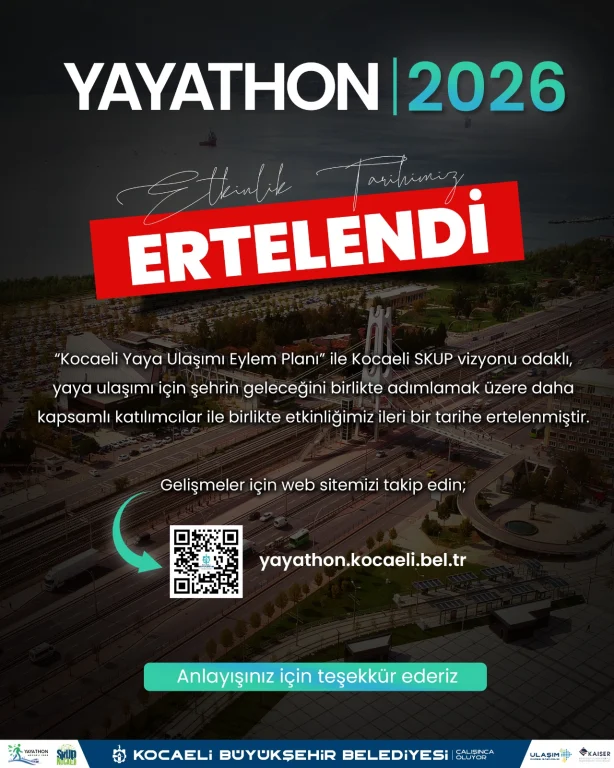 Yayathon etkinliği ertelendi