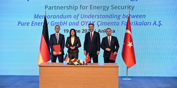 OYAK Çimento ve Pure Energy’den