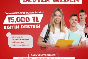Körfez Belediyesi’nden 15 bin TL burs