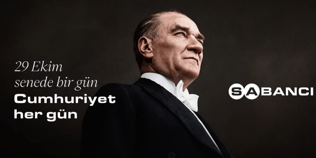 Sabancı’dan Cumhuriyet’in 103. yılında anlamlı mesaj