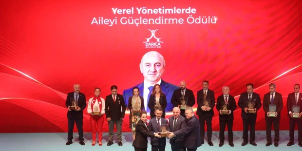 Darıca Belediyesi’ne aileyi güçlendirme ödülü