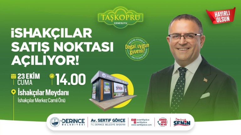 DERTAŞ 11. satış noktasını İshakçılar'da açıyor